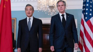 US Secretary of State Antony Blinken and China's Foreign Minister Wang Yi