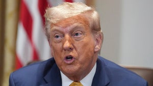 President Donald Trump speaks during a cabinet meeting at the White House