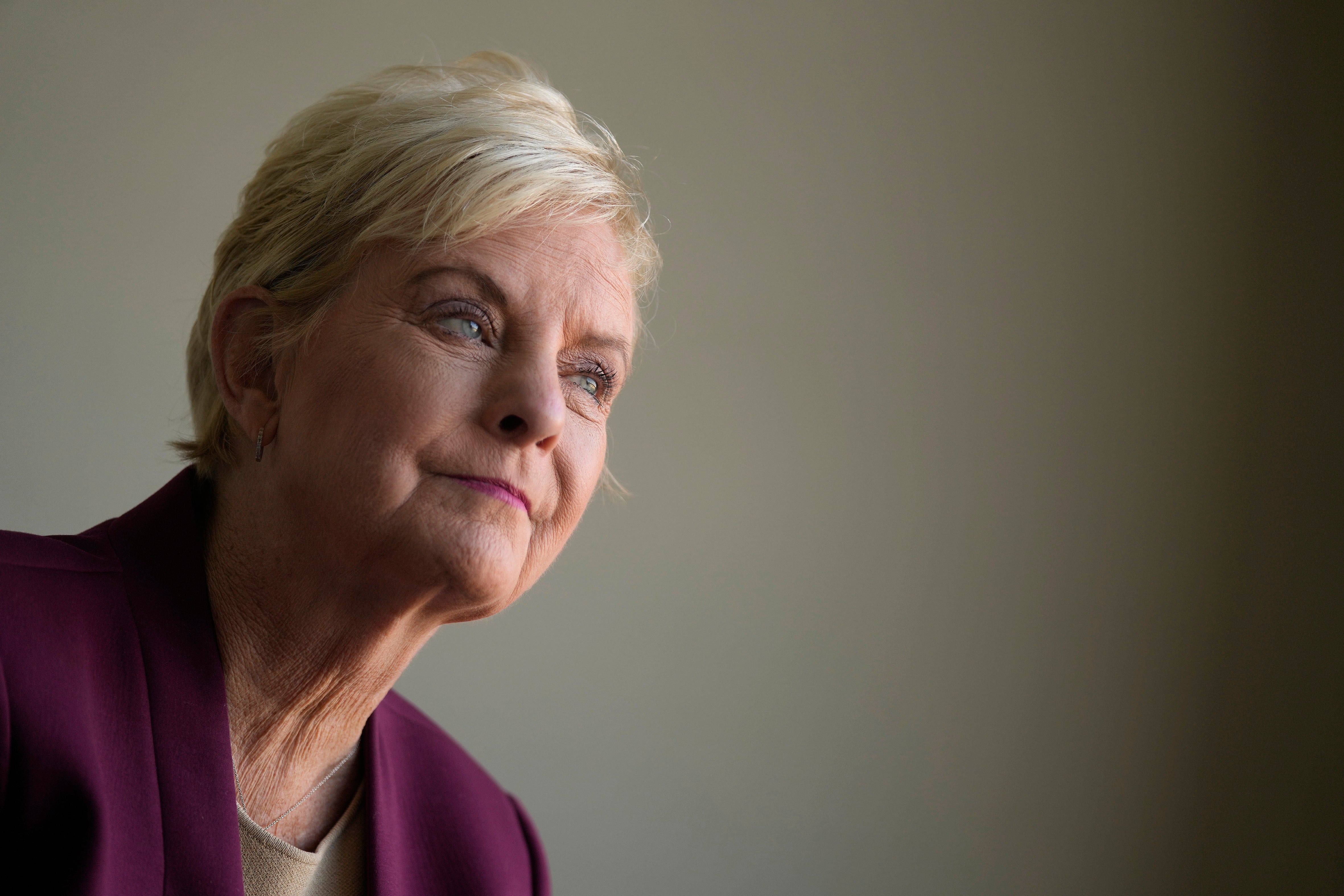 a side profile of Cindy McCain