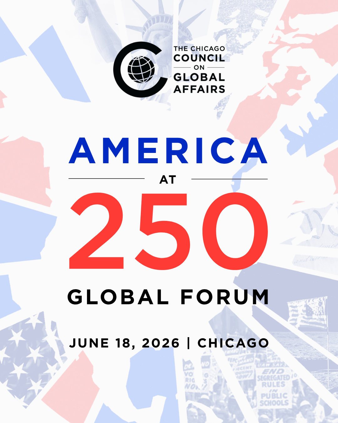 America at 250 Global Forum Instagram graphic