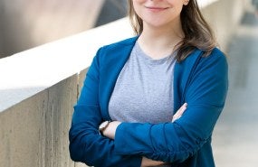 Taylor Barton headshot outside Millennium Park 