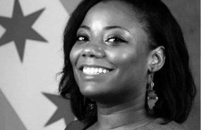 Headshot photograph of S. Mayumi Grigsby