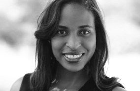 Black and white headshot for Jamia Jowers