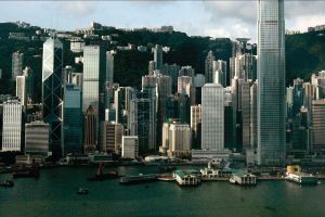 Hong Kong's skyline.
