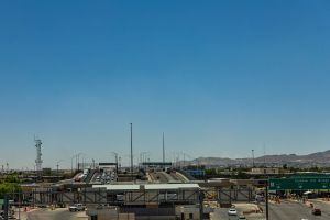 US-Mexico border crossing.