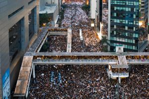 Two million people gathered to protest in Hong Kong