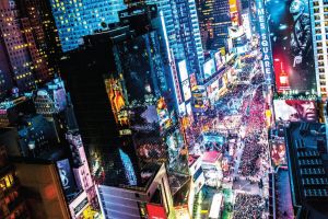 New York City's Times Square. 