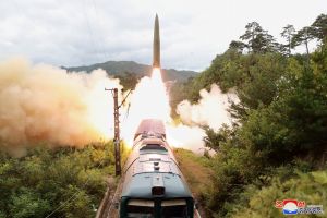 North Korean missile test from September 2021.