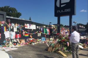 Governor Dannel P. Malloy visited a memorial at Pulse nightclub in Orlando, Florida.