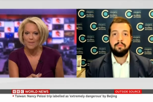 Craig Kafura speaks on BBC Outside Source.