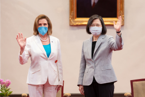 Speaker Pelosi and Taiwan President Tsai Ing-wen meet in Taipei, Taiwan on August 3, 2022.