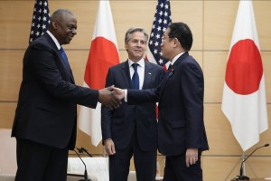 Lloyd Austin, Antony Blinken, and Fumio Kishida meet in Tokyo