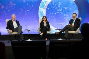 Ivo Daalder, Mona Yacoubian, David Schenker on the Council stage