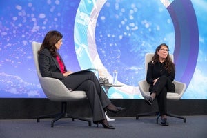 Leslie Vinjamuri and Kori Schake on the Council Stage