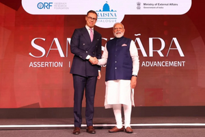 Stubb and Modi at Raisina Dialogue