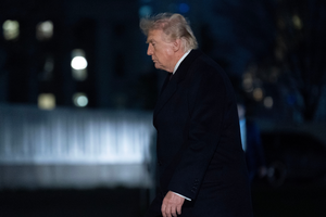 Donald Trump Walking