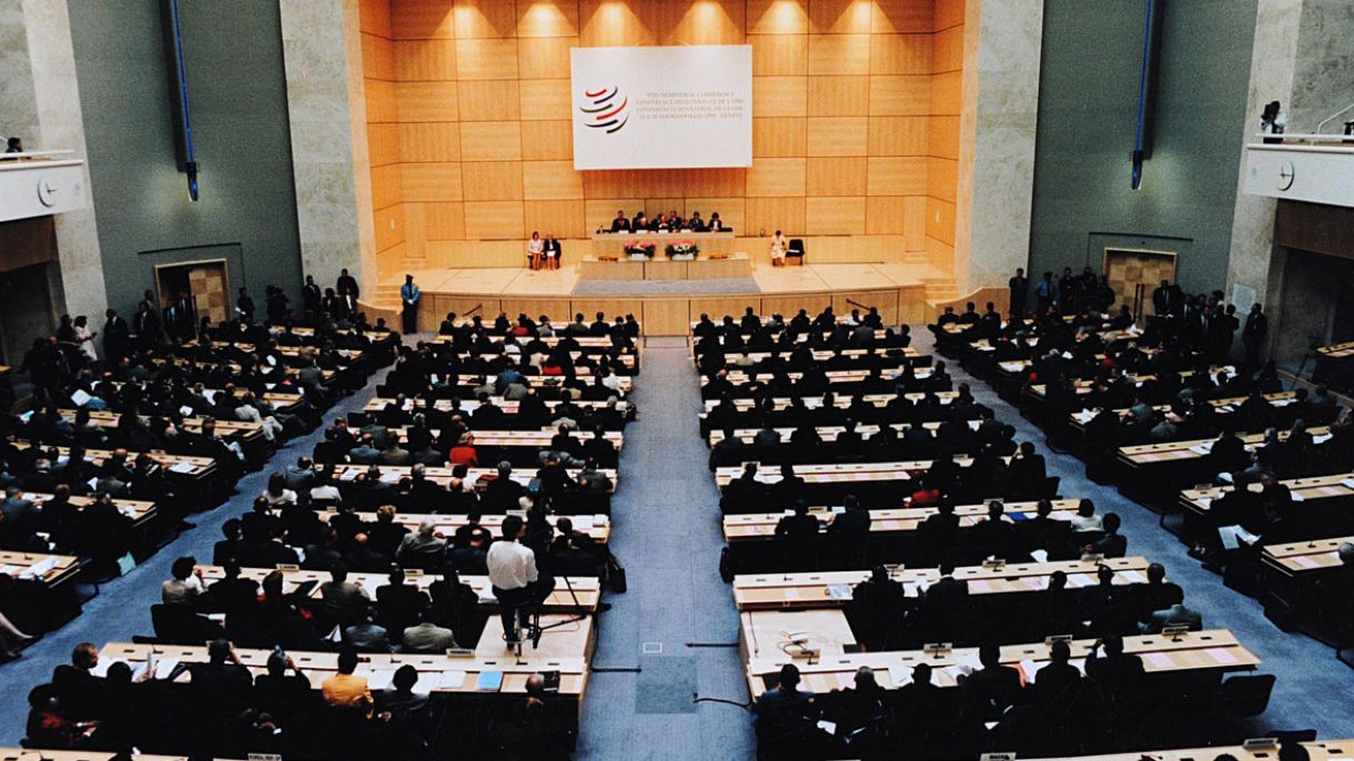 The second WTO Ministerial Conference, in Geneva, Switzerland