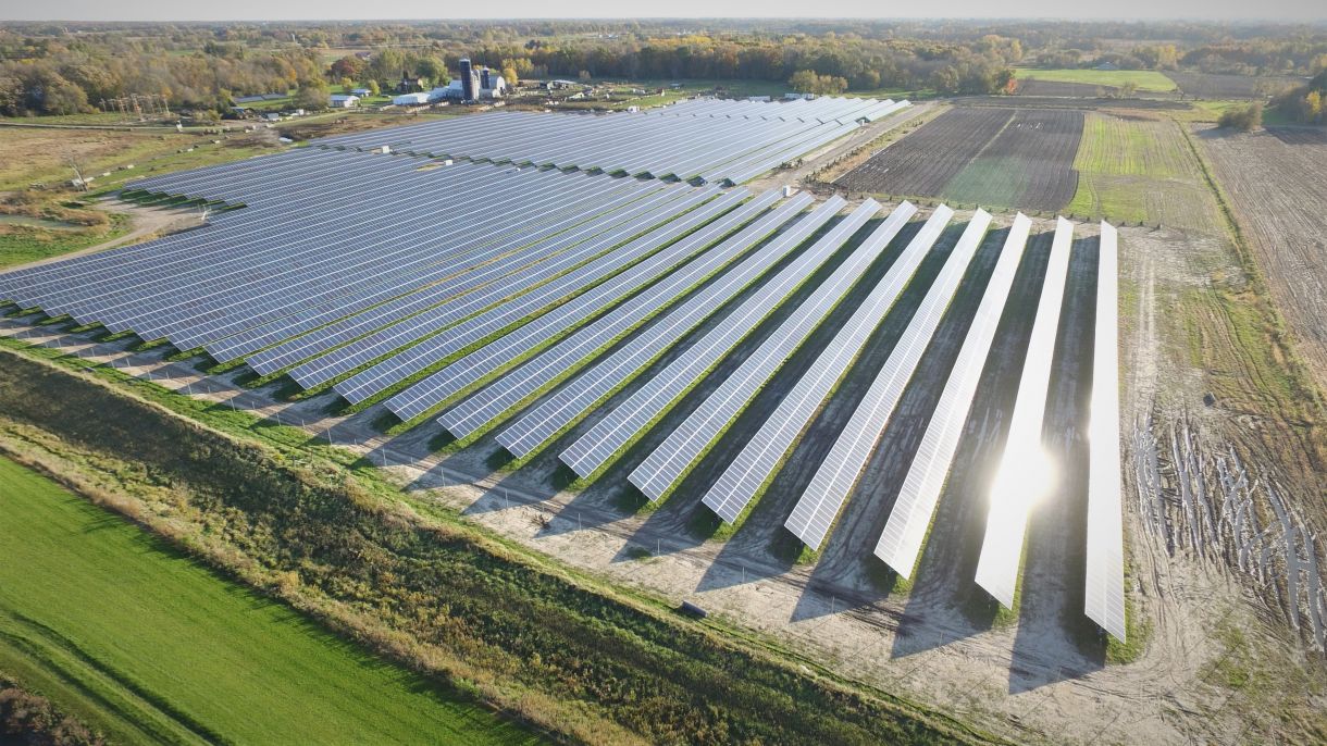 Solar panels.
