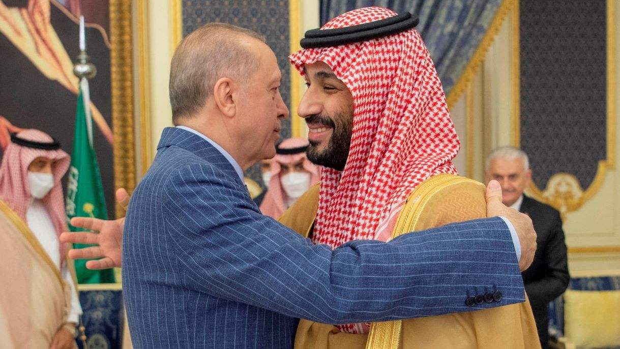Saudi Crown Prince, Mohammed bin Salman meets Turkish President Recep Tayyip Erdogan