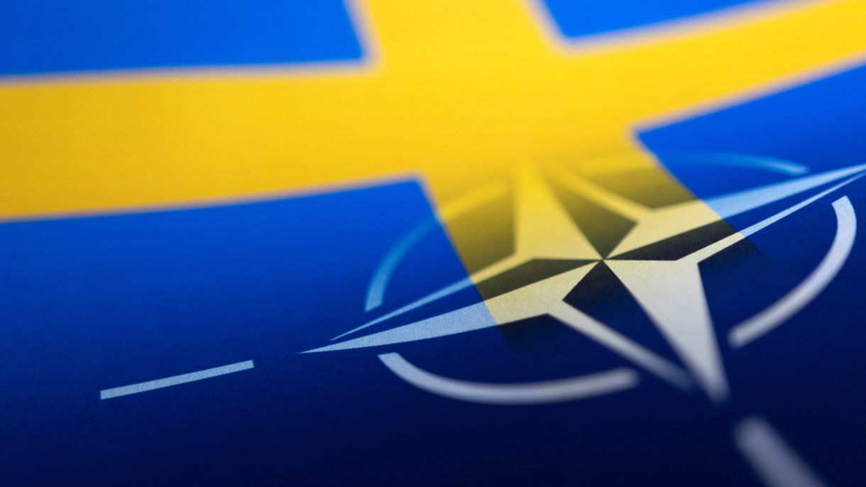 Sweden and NATO flags