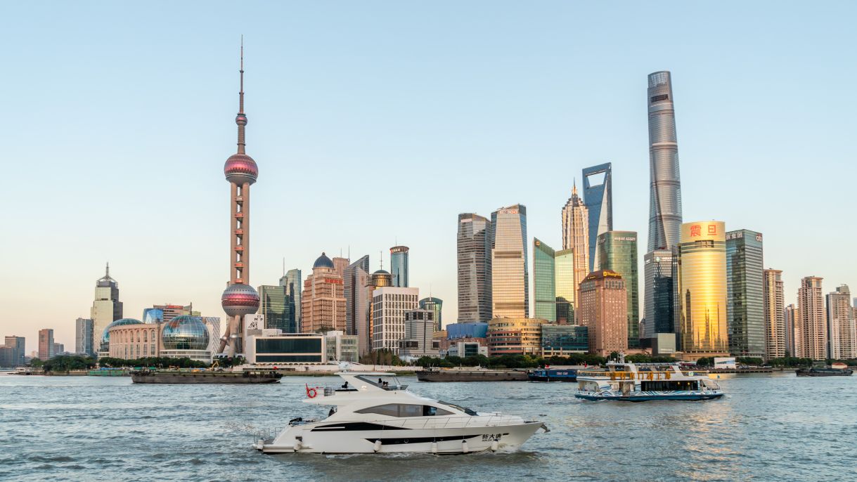 A view of the Shanghai skyline