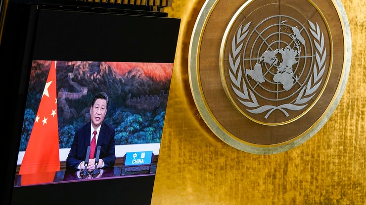 Xi Jinping addresses the United Nations