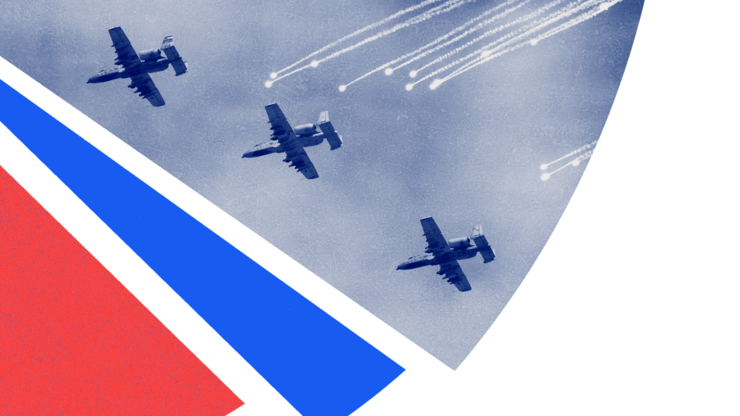 Image of US war planes.