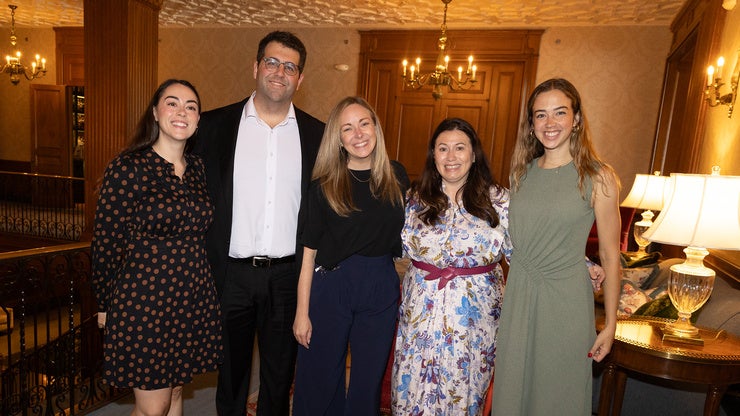 Council staff posing for a photo at an event.