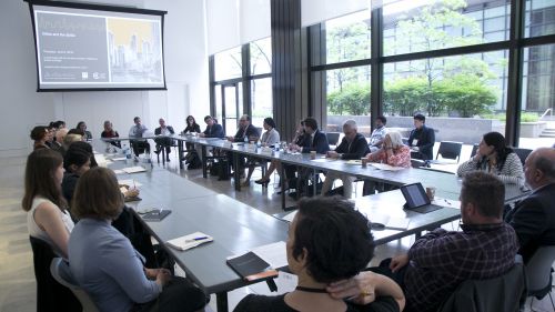 A roundtable event as part of the 2019 Pritzker Forum on Global Cities