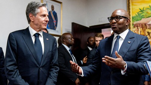 US Secretary of State Blinken meets Democratic Republic of Congo President Jean-Michel Sama Lukonde