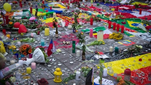 Memorial in Brussels.