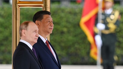 China's Xi Jinping and Russia's Vladimir Putin meet in China 
