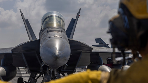 US Navy Striker in Indian Ocean