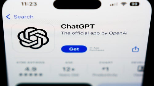 ChatGPT App in the iPhone App Store.