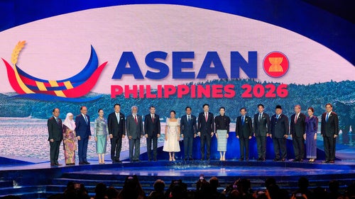 A group photo during the opening ceremony of the 48th ASEAN Summit and Related Meetings in Cebu, Philippines on Friday, May 8, 2026.