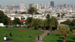 San Francisco skyline.