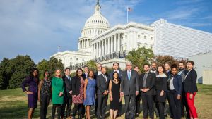 Emerging Leaders in front of the US Capitol Building
