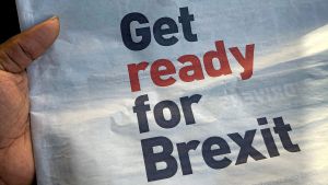 Front page of the Metro UK newspaper about Brexit