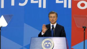 South Korean president Moon Jae-in