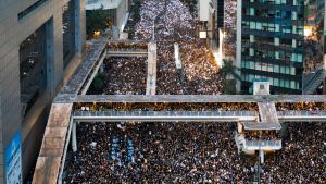 Two million people gathered to protest in Hong Kong