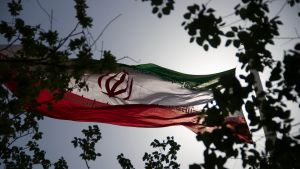 Flag of Iran. 