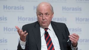 John Negroponte, speaking in 2018