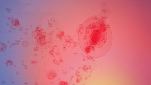 Map of coronavirus cases in the US