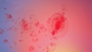Map of coronavirus cases in the US