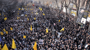 Demonstrations in Iran over the assassination of Qassem Soleimani.