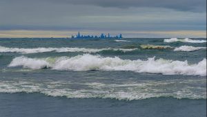  View of Chicago skyline from Indiana