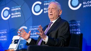 General Jim Mattis speaking at the Council