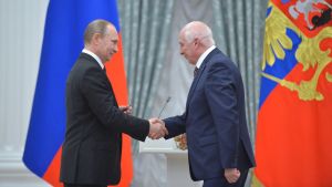 Vladimir Putin at award ceremonies