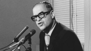 Israeli foreign minister Abba Eban, a regular speaker to Council audiences, in 1972.