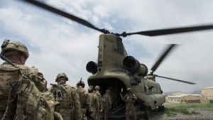 US soldiers leave Afghanistan